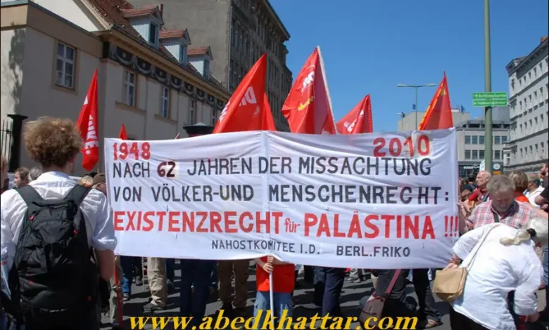 مظاهرة حاشدة في الشوارع الرئيسية لحي نويكولن وكرويتسبيرغ في برلين