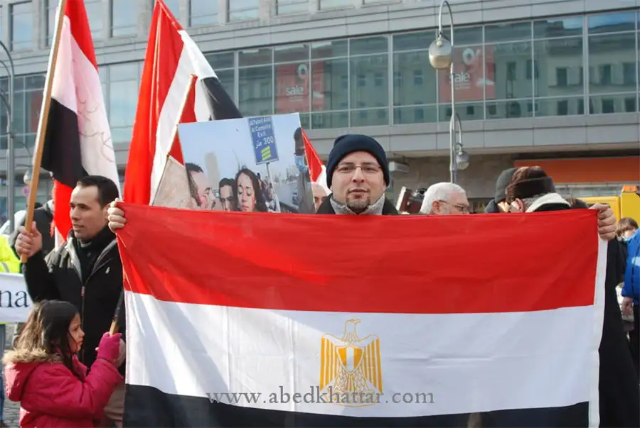 برلين تشهد احتفالا بسقوط حسني مبارك