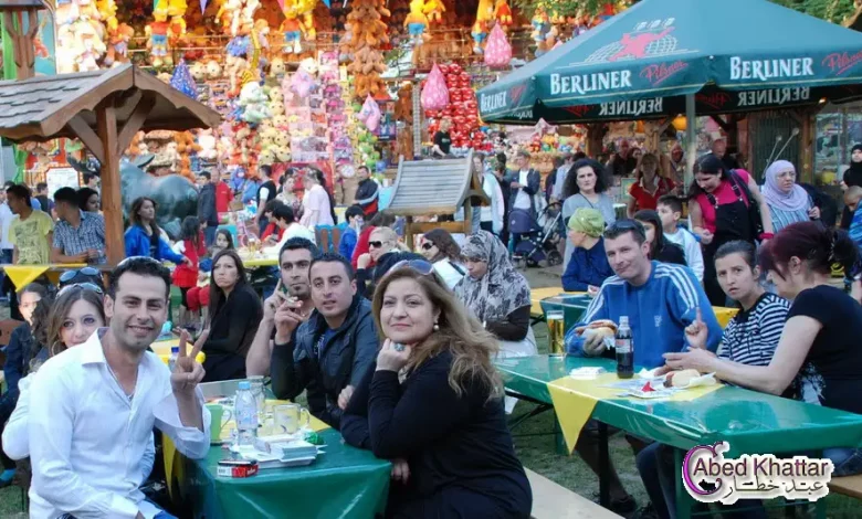 الجالية العربية الالمانية المستقلة تحيي احتفالاً في مدينة الملاهي الضخمة في شارع الكولومبيا