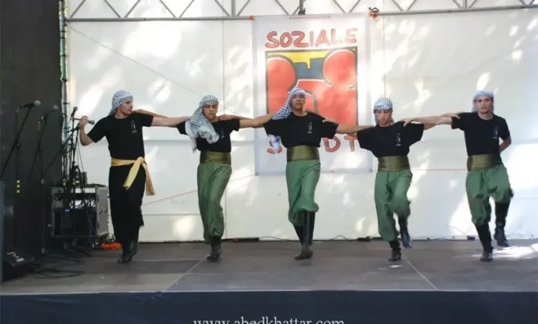 رابطة الحولة الخيرية شاركت بمهرجان فني للفولكلور الفلسطيني في منطقة الشيلر بروميناد