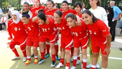 زيارة المنتخب النسوي الفلسطيني الرياضي لكرة القدم الى برلين
