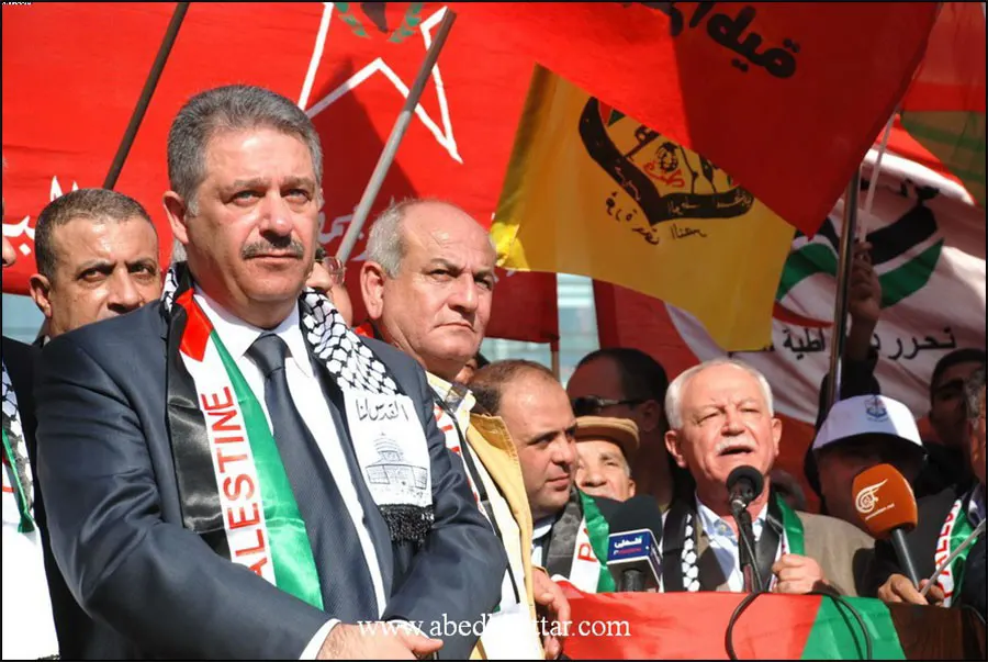 وقفة تضامنية أمام الاسكوا في بيروت دعما لتوجه الرئيس للأمم المتحدة