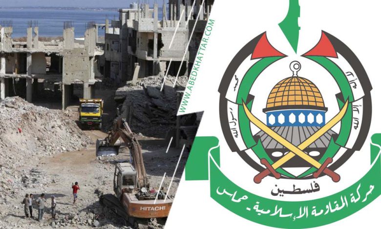 حماس تطالب الجهات المعنية بالتسريع بإعمار نهر البارد