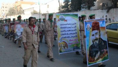 حماس بمنطقة الفالوجا تنظم مسيراً كشفياً تضامناً مع الأسرى المضربين في سجون الاحتلال