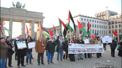 وقفة شعبية برلين || لا لزج المخيمات الفلسطينية في الصراع القائم في سوريا