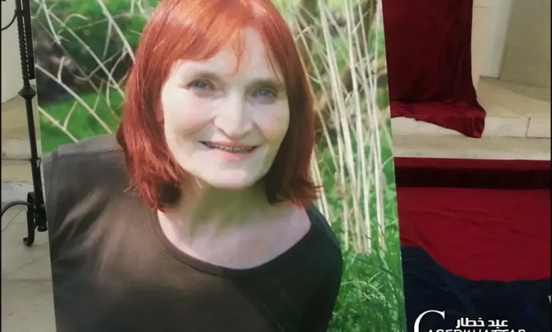 حفل عزاء المناضلة الالمانية هدى كوشل تليت في برلين