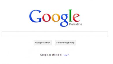 محرك البحث الدولي غوغل يعترف بدولة فلسطين
