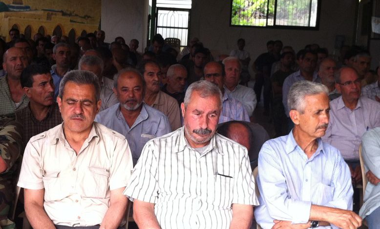 مهرجان تابيني للرفيق القائد انيس كامل حسان بمناسبة مرور ثلاثة ايام على وفاتة في الشمال