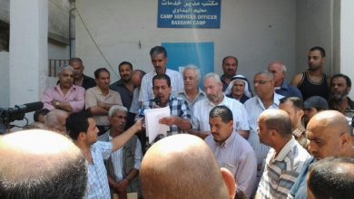 إغلاق مكاتب الإنروا في مخيم البداوي