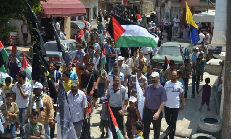 الشعب الفلسطيني يحيي يوم القدس العالمي في منطقة صور