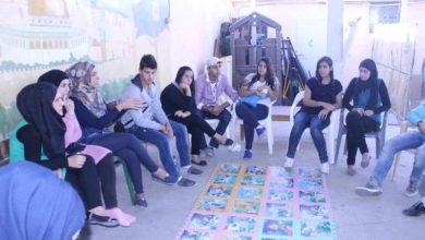استكمال اللقاءات مع الشباب في مخيم البداوي