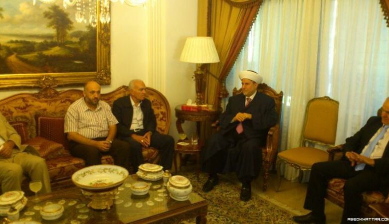 زيارة وفد حركة حماس للدكتور مالك الشعار مفتي طرابلس وشمال لبنان