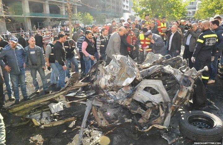 بالصور والفيديو.. استشهاد الوزير محمد شطح في انفجار استهدفه في بيروت