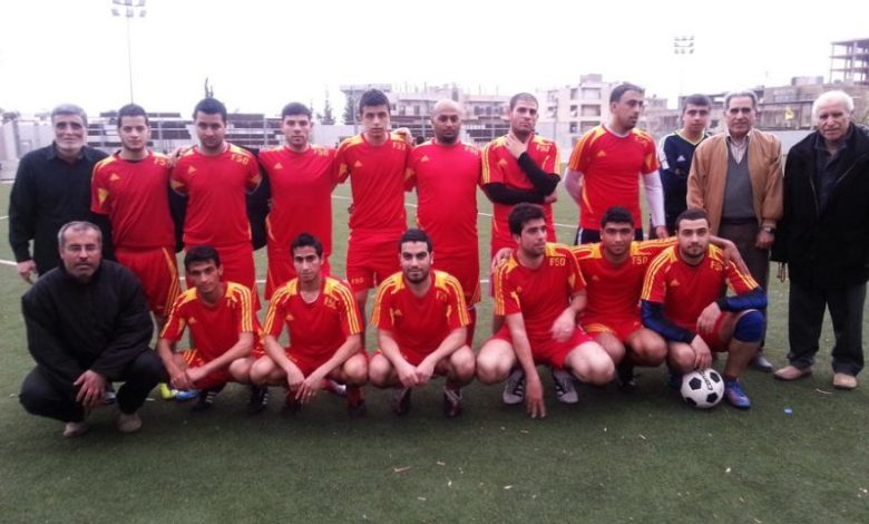 مباراة ودية بين فريق شبيبة فلسطين الرياضي وفريق اليرموك مخيم نهر البارد لكرة القدم بالتعادل الايجابي 3-3
