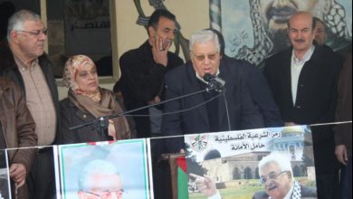 مخيمات صيدا وتجمعاتها تجدد العهد للرئيس محمود عباس