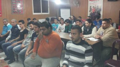لقاء شبابي للجبهة الديمقراطية في بيروت لمناسبة يوم الاسير الفلسطيني
