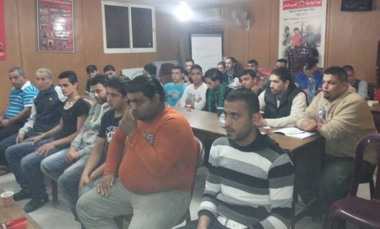 لقاء شبابي للجبهة الديمقراطية في بيروت لمناسبة يوم الاسير الفلسطيني