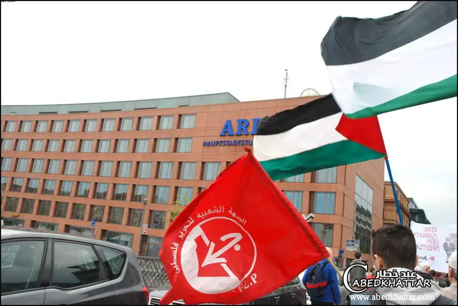مشاركة لجان فلسطين بإحتفالات الاول من ايار في برلين لعام 2014