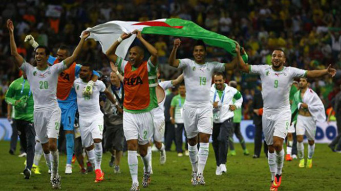 الجزائر تلاقي ألمانيا في الدور ثمن النهائي لمونديال البرازيل