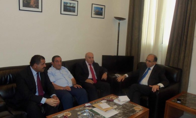 الديمقراطية تلتقي رئيس لجنة الحوار اللبناني– الفلسطيني وتعرض معه اوضاع الفلسطينيين