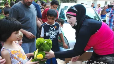 توزيع ألعاب وهدايا للأطفال بمناسبة عيد الفطر السعيد في برلين || 2014