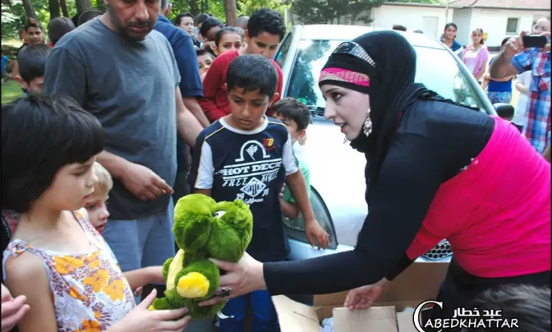 توزيع ألعاب وهدايا للأطفال بمناسبة عيد الفطر السعيد في برلين || 2014