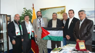 لجنة العمل الوطني الفلسطيني تزور سفارة الإكوادور في برلين‎