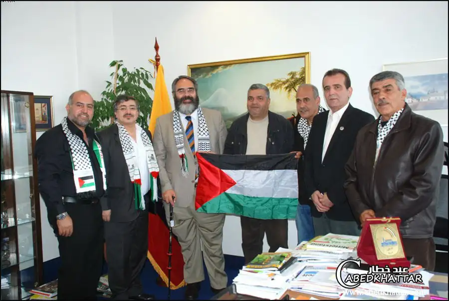 لجنة العمل الوطني الفلسطيني تزور سفارة الإكوادور في برلين‎