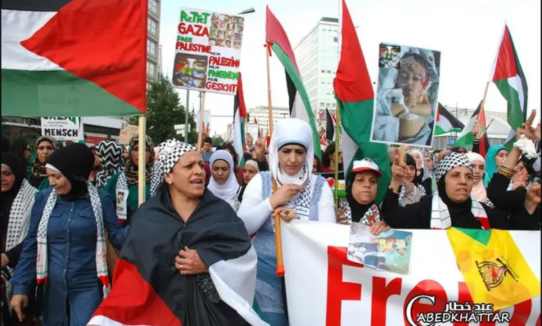 لجنة العمل الوطني تنظم مسيرة حاشدة في برلين تنديداً بالعدوان