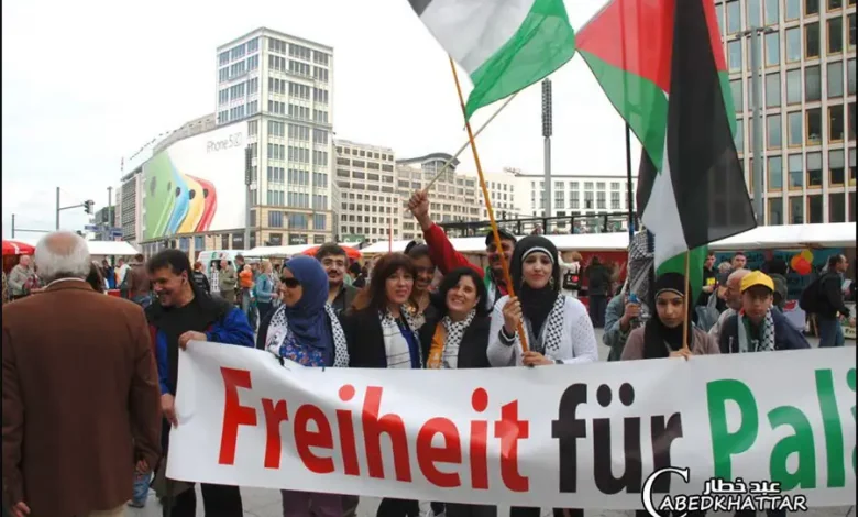 لجنة العمل الفلسطيني تشارك قوى السلام الألمانية المناهضة للحرب
