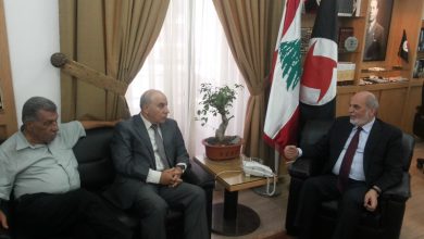 الجبهة الديمقراطية في لبنان تلتقي الحزب القومي الاجتماعي وتعرض معه التطورات العامة