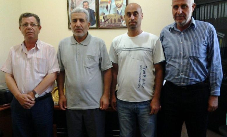 وفد هلا صور يزور القيادي في حركة الجهاد الاسلامي في فلسطين الحاج أبو سامر موسى