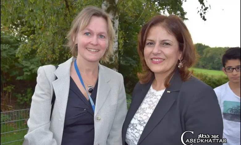 سفير دولة فلسطين في المانيا د. خلود دعيبس تتفقد جرحى العدوان الإسرائيلي على قطاع غزة