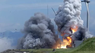 بالفيديو.. انفجار صاروخ فضائي أثناء إطلاقه