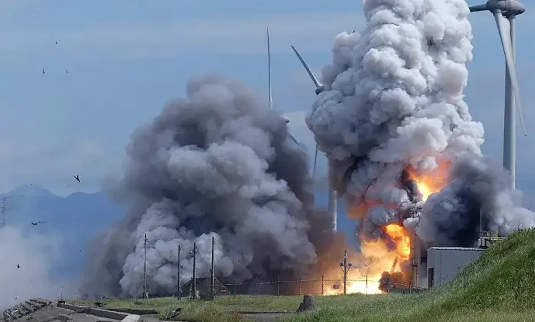 بالفيديو.. انفجار صاروخ فضائي أثناء إطلاقه