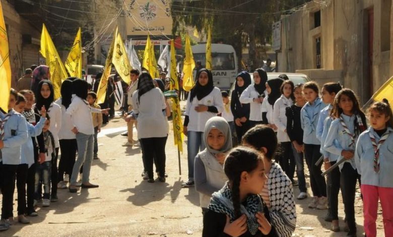 مسيرة وضع اكاليل بالذكرى العاشرة لاستشهاد القائد الرمز ياسر عرفات