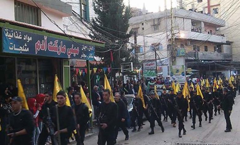 حركة فتح تضيء شعلتها الـ 50 في مخيم البداوي