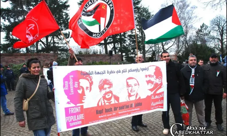 اليسار الفلسطيني يشارك في مسيرة إحياء ذكرى روزا لوكسمبورغ