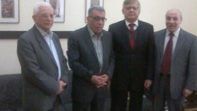 الجبهة الديمقراطية تلتقي السفير الروسي في بيروت ألكسندر زاسبكين