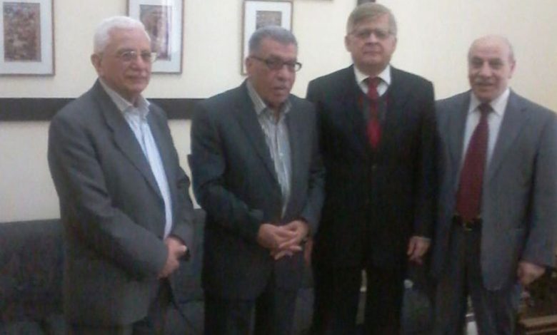 الجبهة الديمقراطية تلتقي السفير الروسي في بيروت ألكسندر زاسبكين