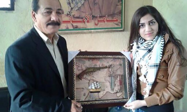 الفنانة الفلسطينية ميرنا عيسى تزور مخيم برج الشمالي‎