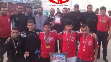 الجبهة الشعبية تشارك ببطولة كروية بين الفصائل وفريقها يحصد المرتبة الأولى