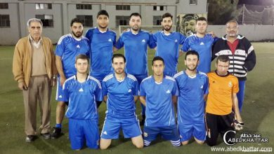 فوز فريق شبيبية فلسطين الرياضي على نادي فلسطين - مخيم نهر البارد