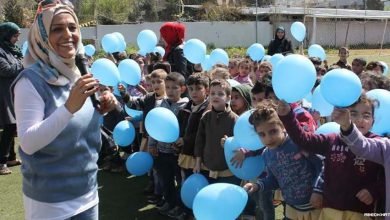 بمناسبة يوم التوحّد العالمي قامت مؤسسة بيت اطفال الصمود باحياء هذا اليوم