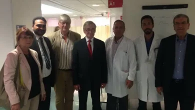 عودة الفريق الطبي ـ الجراحي للجمعية الطبية الالمانية العربية من ارض الوطن
