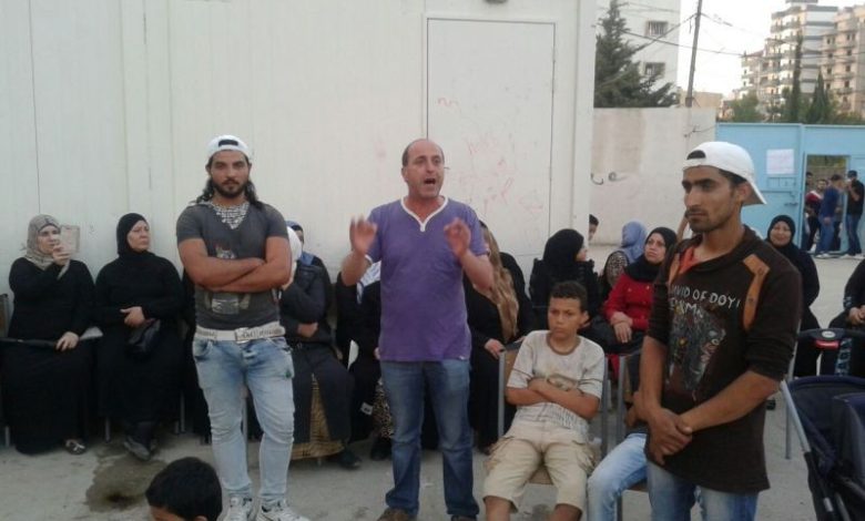 لقاء مع المعتصمين من نازحي مخيمات سوريا‎