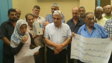 اعتصام لاصحاب الامراض في مخيم البداوي‎
