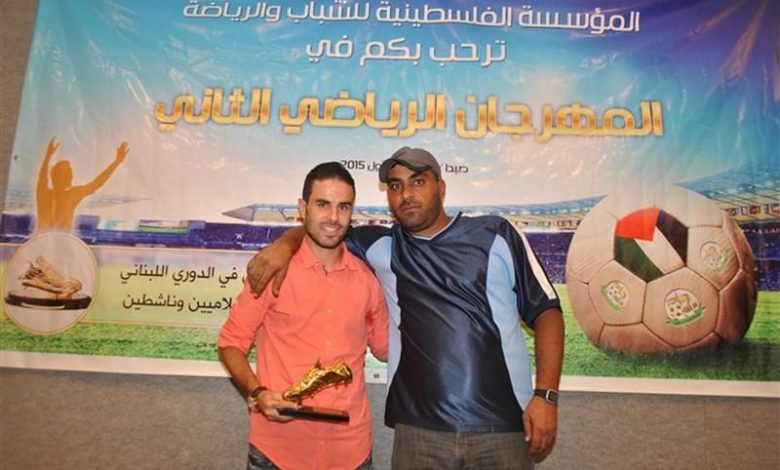 محمد قاسم أفضل لاعب فلسطيني في الدوري اللبناني