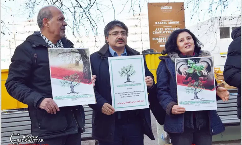 وقفة تضامنية في برلين في اليوم العالمي لدعم حقوق شعبنا الفلسطيني في الداخل المحتل عام 1948