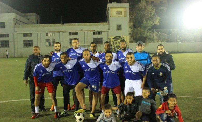فوز نادي القدس على نادي شبيبة فلسطين على كاس ذكرى الشهيد علي عيادي في مخيم البداوي
